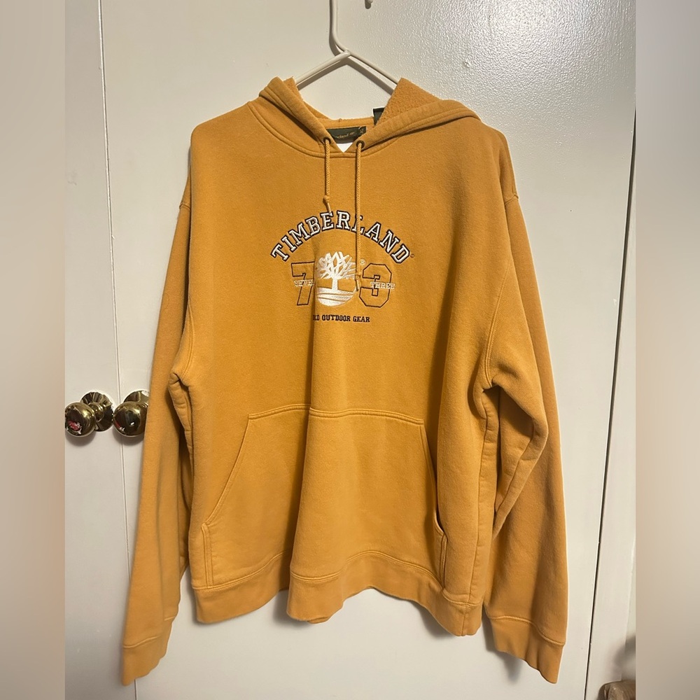 Vintage Rugged Outdoor Gear Timberland Men's Golden Yellow Hoodie;Xl